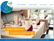 Tablet Screenshot of cafe-zauberlehrling.de